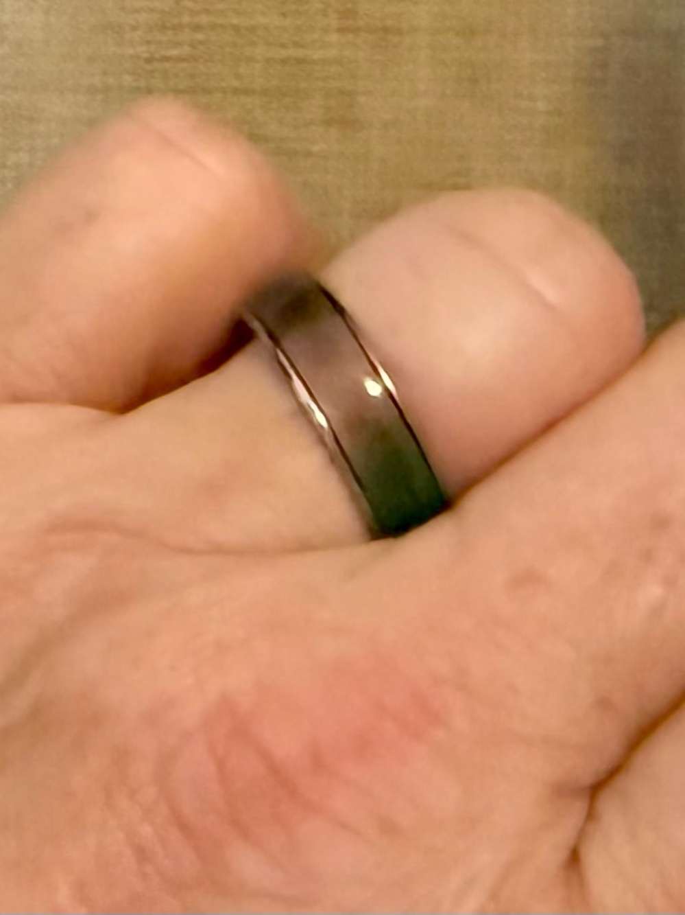 Stainless Steel Silver Plain Mood Ring Band